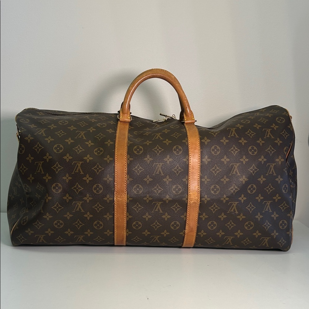 LOUIS VUITTON VINTAGE KEEPALL 60 BANDOULIÈRE - Picture 3 of 16